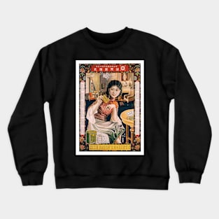 Vintage 1930's Chinese Advertisement - Print Crewneck Sweatshirt